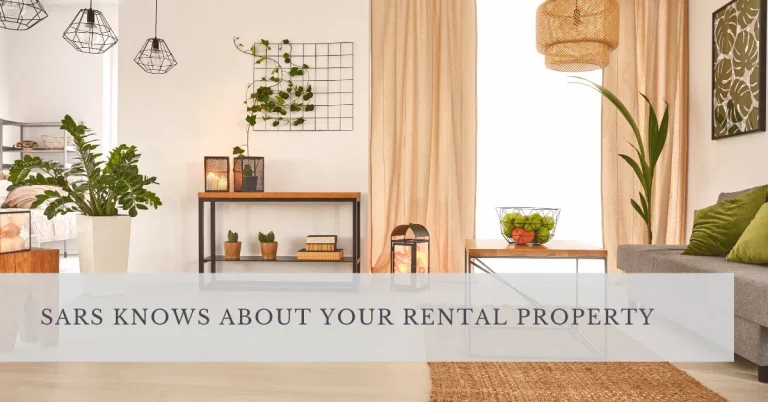 SARS KNOWS ABOUT YOUR RENTAL PROPERTY