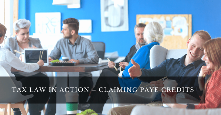 CLAIMING PAYE CREDITS