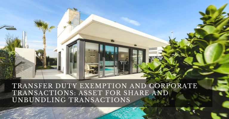Transfer Duty Exemption