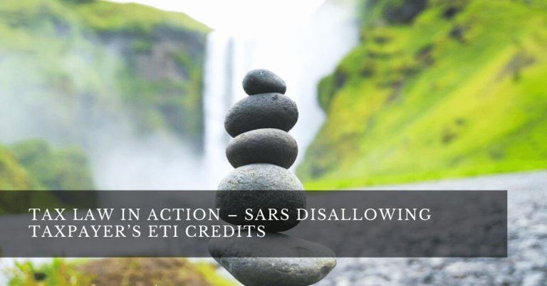 SARS Disallowing taxpayers ETI credits