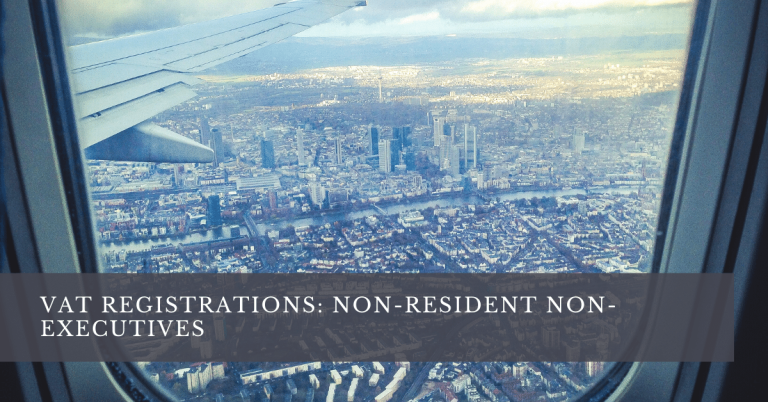 VAT registrations: Non-resident non-executives
