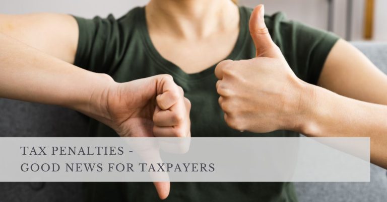 bona fide inadvertent error - GOOD NEWS FOR TAXPAYERS