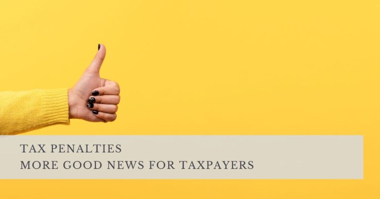 The coronation case - TAX PENALTIES - MORE GOOD NEWS FOR TAXPAYERS