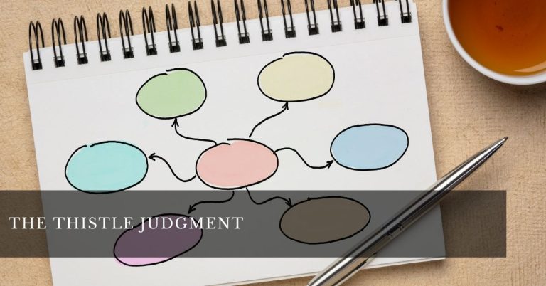 THE THISTLE JUDGMENT