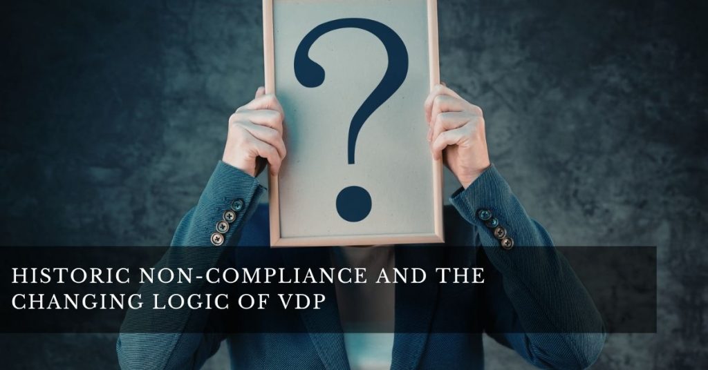 Historic non-compliance